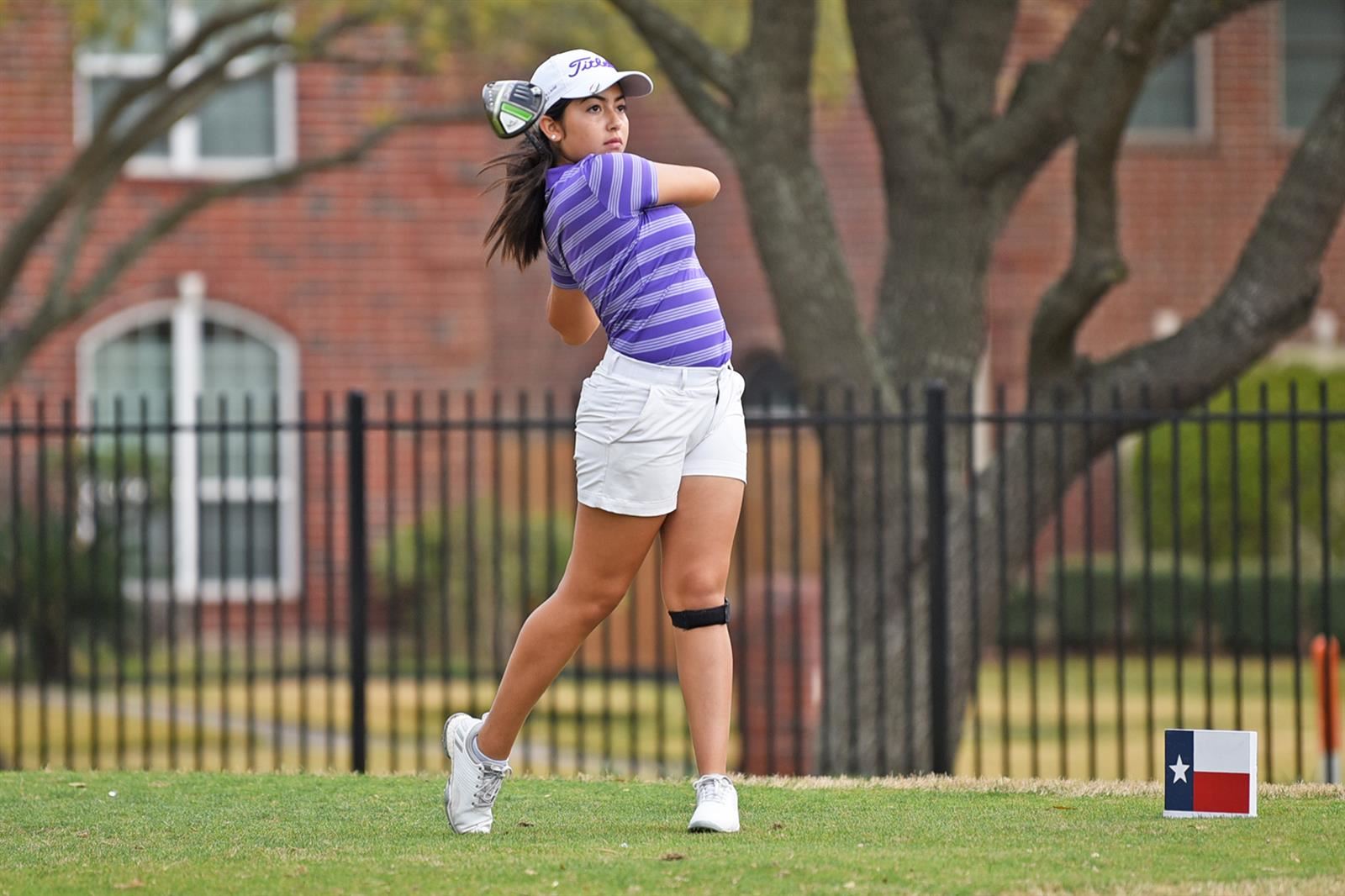Jersey Village freshman Daniela Palmeros shot a two-round total of 142 to win the 17-6A girls’ golf title.