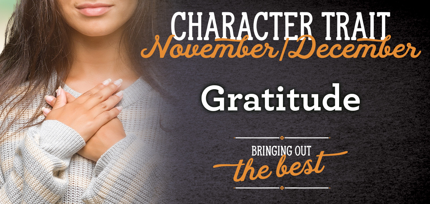 Character Trait Nov/Dec Gratitude