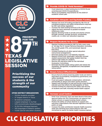 CLC Legislative Priorities