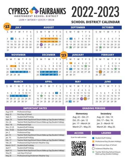 Cfisd Calendar 2022 2023 Board Approves 2022-2023 Instructional Calendar
