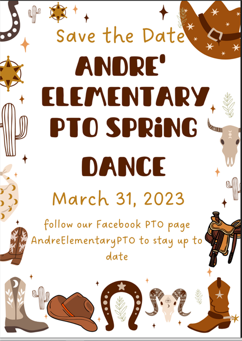 Save the Date PTO Spring Dance