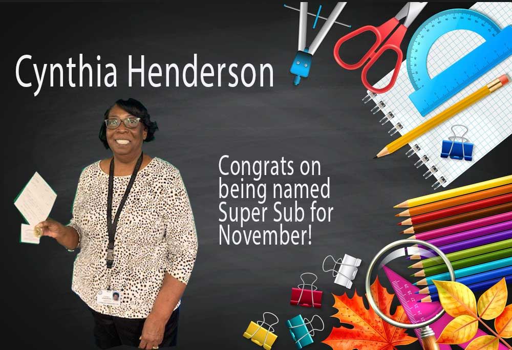  Cynthia Henderson Super Sub