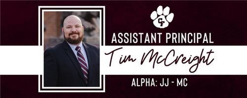 Assistant Principal Tim McCreight