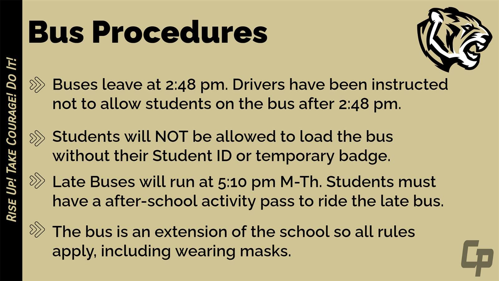 Bus Procedures