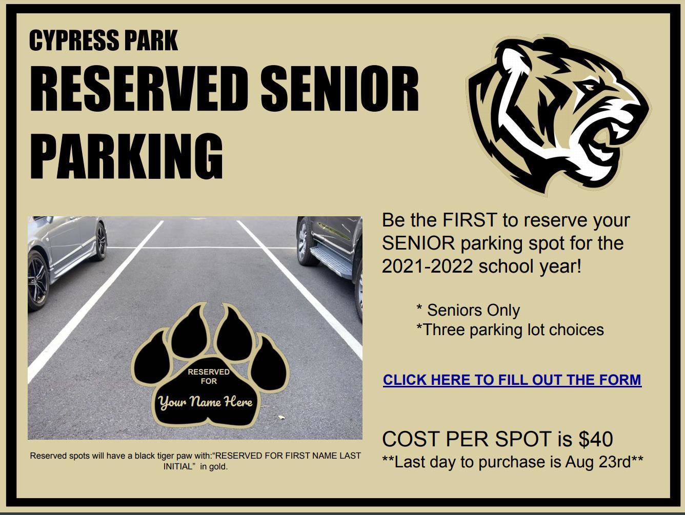 Senior Parking