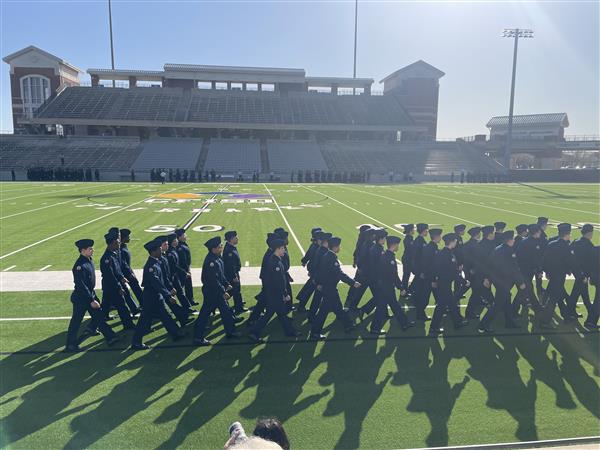 CFISD  Pass In Review on 26 March 2022 held at Berry Center Football Field. 